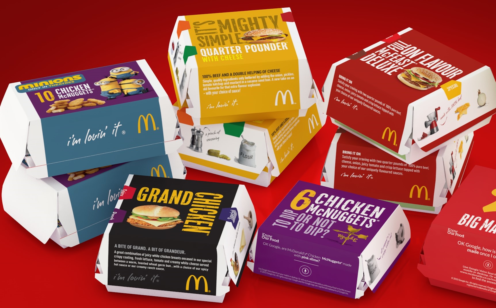 new packaging design agency for McDonalds South Africa