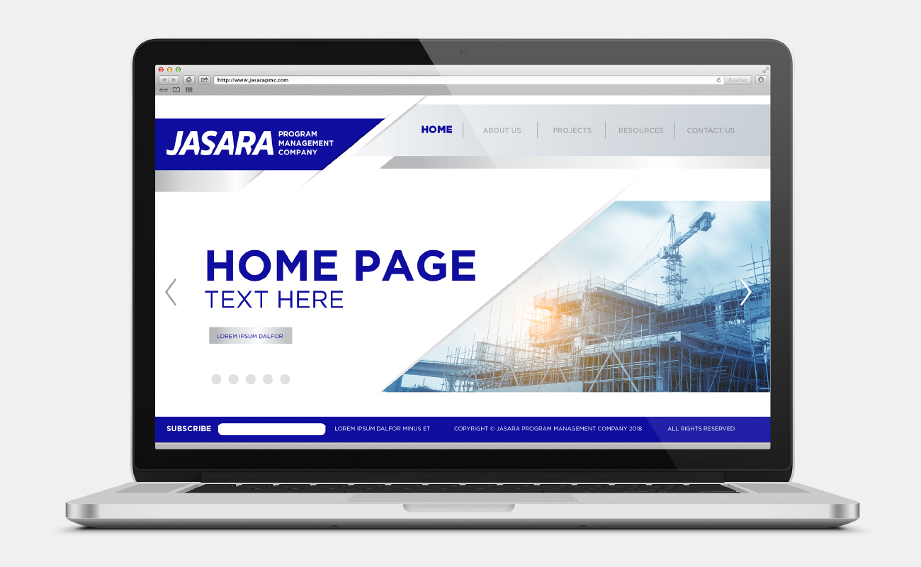 Jasara Website Design - Home Page