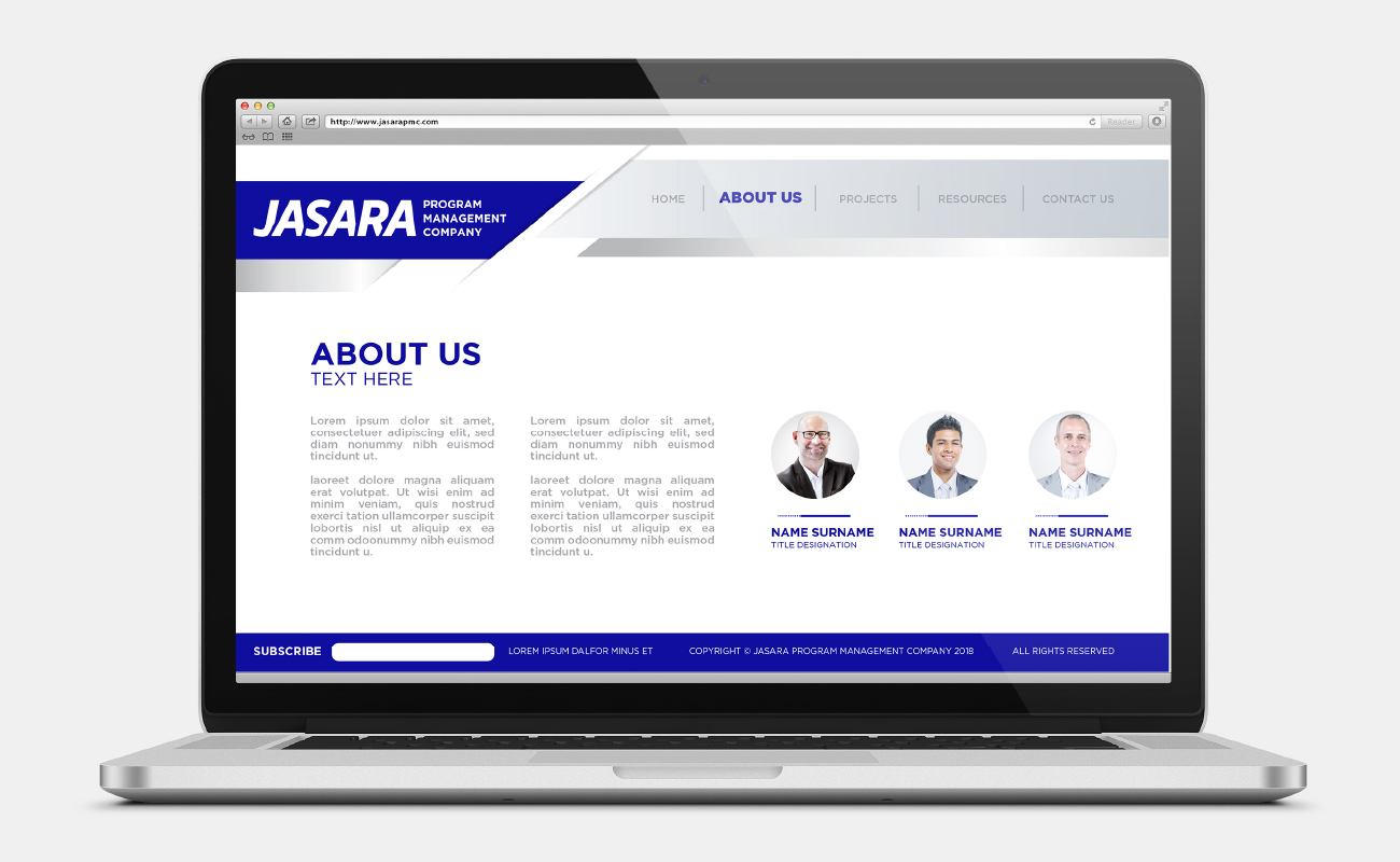 Jasara Website Design - About Us Page