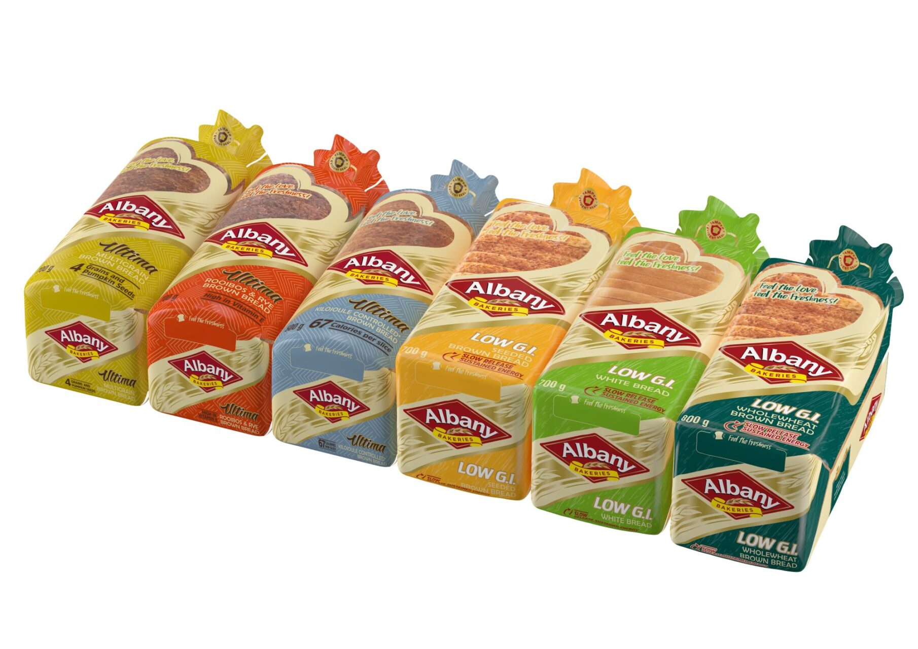 Albany Bread New Packaging Design Agency Full Range South Africa Berge Farrell