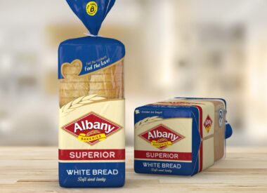 albany bread packaging design
