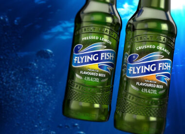 Flying Fish beer bottle alcohol packaging design south africa