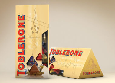 Toblerone packaging design for Kraft - done by berge farrell design